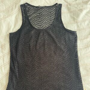 Atmosphere Black Lace Tank Top